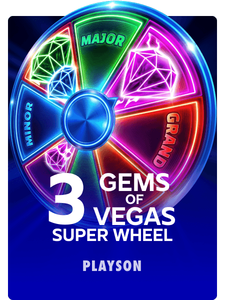 3 Gems of Vegas: Super Wheel